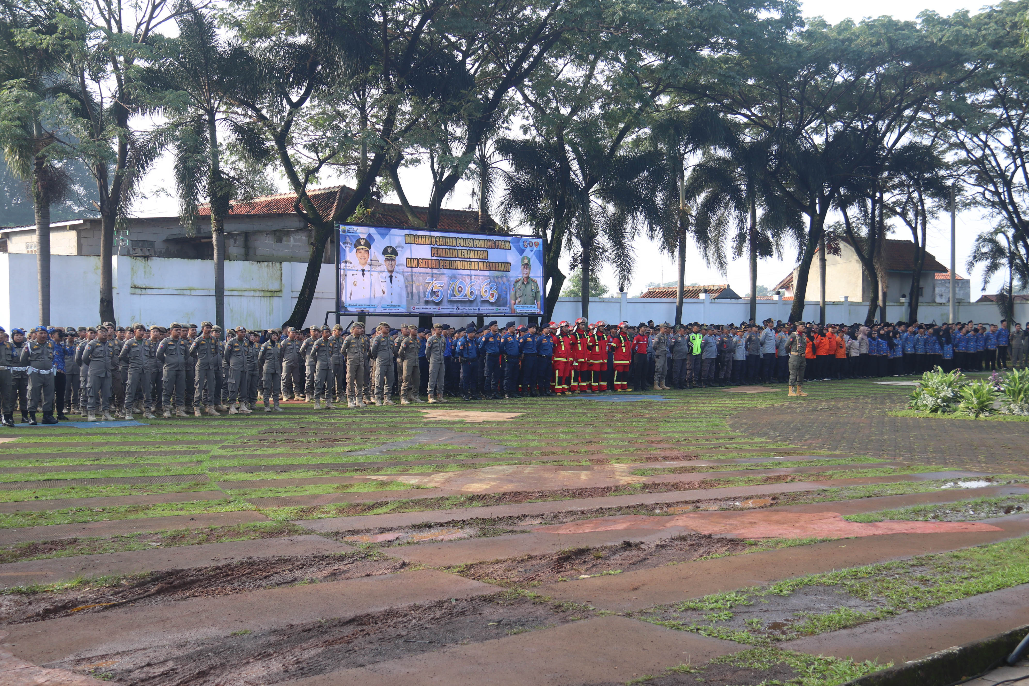 Upacara Dirgahayu Satuan Polisi Pamong Praja, Pemadam Kebakaran dan Satuan Perlindungan Masyarakat